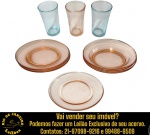 DURALEX - CONJNTO, PARTE DE SERVIÇO DE JANTAR, EXECUTADO EM VIDRO COMPOSTO POR TREZE (13) PEÇAS, SENDO: QUATRO PRATOS RASOS, MEDINDO 22 CM CADA; QUATRO PRATOS FUNDOS, MEDINDO 22 CM CADA; DOIS PRATOS SOBREMESA, MEDINDO 19 CM CADA E TRÊS COPOS, MEDINDO 13 X 7,5 CM CADA. APRESENTAM MARCAS DO TEMPO, USO, DESGASTES E/OU IMPERFEIÇÕES COMPATÍVEIS COM SUA UTILIZAÇÃO E ESTADO DE CONSERVAÇÃO, DESTACANDO DOIS COPOS SÃO TRANSPARENTES, CONFORME FOTOS EXTRAS. ESCLAREÇA TODAS AS DÚVIDAS ANTES DE EFETUAR SEU LANCE, QUE SERÁ CONSIDERADO IRREVOGÁVEL E IRRETRATÁVEL. CONSULTE PREVIAMENTE OS TERMOS E CONDIÇÕES DISPONÍVEIS NO SITE. CONTATO VIA TELEFONE OU WHATSAPP: (21) 98264-3000.