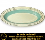 JOHNSON BROS - TRAVESSA, PARTE DE SERVIÇO DE JANTAR, MADE IN ENGLAND, LINHA VICTORIAN, ART DÉCO, EXECUTADA EM FAIANÇA CREAMPETAL, COM FAIXAS HORIZONTAIS COLORIDAS E FILETES DOURADOS, MEDINDO 2,5 X 20,5 X 13 CM. APRESENTAM MARCAS DO TEMPO, USO, DESGASTES E/OU IMPERFEIÇÕES COMPATÍVEIS COM SUA UTILIZAÇÃO E ESTADO DE CONSERVAÇÃO, CONFORME FOTOS EXTRAS. ESCLAREÇA TODAS AS DÚVIDAS ANTES DE EFETUAR SEU LANCE, QUE SERÁ CONSIDERADO IRREVOGÁVEL E IRRETRATÁVEL. CONSULTE PREVIAMENTE OS TERMOS E CONDIÇÕES DISPONÍVEIS NO SITE. CONTATO VIA TELEFONE OU WHATSAPP: (21) 98264-3000.