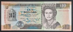 BELIZE - RAINHA - 10 DOLLARS - 1990 - FE