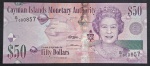 CAYMAN - RAINHA - 50 DOLLARS - 2010 - FE