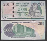 PARAGUAY - 20.000 GUARANIES - 2017 - FE