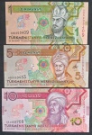 TURKMENISTÃO -  NOTAS - 3 DE PAPEL - FE