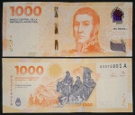 ARGENTINA - 1000 PESOS - SAN MARTIN - FE