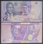 NOVIDADE - BELIZE - 2 DOLLARS - FE