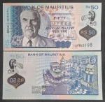 MAURICIO - POLÍMERO - 50 RUPIAS - FE