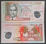 MAURICIO - POLÍMERO - 100 RUPIAS - FE