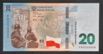 POLONIA - FOLDER COMEMORATIVO AOS 80 ANOS DA INVASÃO DE VARSÓVIA COM NOTA DE 20 ZLOTYCH
