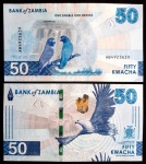 NOVIDADE - ZAMBIA - FAUNA - 50 KWACHA - FE