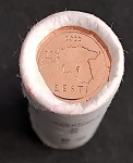 ESTONIA - TUBO COM 50 MOEDAS DE 0,01 EURO - FC