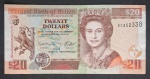 BELIZE - RAINHA - 20 DOLLARS - 2022 - MBC