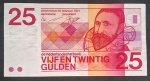 HOLANDA - 25 GULDEN - 1971 - LINDA PEÇA