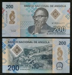 ANGOLA - POLÍMERO - 200 KWANZAS  - 2020 - FE