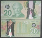 POLIMERO - RAINHA - CANADA - 20 DOLARES - FE