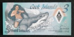 POLÍMERO - ILHAS COOK - 3 DOLLARS