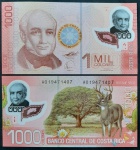 POLÍMERO - COSTA RICA - FE - 1000 COLONES - 2009