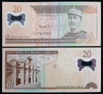 DOMINICANA - POLÍMERO - 20 PESOS OURO - 2009 - FE