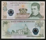 HONDURAS - POLÍMERO - 20 LEMPIRAS - 2008 - FE