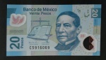 MÉXICO - POLÍMERO - 20 PESOS - FE
