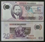 MOÇAMBIQUE - POLÍMERO - 20 METICAIS - 2011 - FE