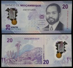 LANÇAMENTO - POLÍMERO - MOÇAMBIQUE - 20 METICAIS - FE