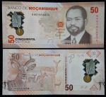 LANÇAMENTO - POLÍMERO - MOÇAMBIQUE - 50 METICAIS - FE