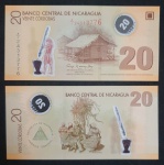 NICARAGUA - POLÍMERO - 20 CORDOBAS - FE