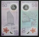 NICARAGUA - POLÍMERO - 50 CORDOBAS - FE