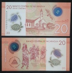 NICARAGUA - POLÍMERO - 20 CORDOBAS - FE