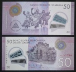 NICARAGUA - POLÍMERO - 50 CORDOBAS - FE