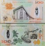 HÍBRIDA - PAPUA NOVA GUINÉ - 100 KINA - FE - COMEMORATIVA