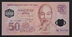 POLÍMERO - VIETNAM - 50 NAM - COMEMORATIVA - FC NO FOLDER