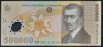 ROMENIA - 500000 LEI - 2000 - 2004 - RADAR - No de SERIE 4000004 - POLÍMERO