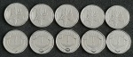 NOVIDADE - 2025 - 10 MOEDAS DE ST. MARTIN DE 1 CENT - FC