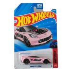 Hot Wheels Mattel – Corvette C7 Z06 – Nightspeed – miniatura colecionável em escala 1/64, na cor rosa com detalhes e grafismos de competição em preto, vermelho e branco, número 7 nas laterais e rodas pretas. Edição nº 9/10 da série Nightspeed e nº 113/250 da linha principal Hot Wheels 2026. Referência JJJ73. Fabricada na Malásia. Miniatura lacrada em sua embalagem original, apresentando sinais de armazenamento na cartela, conforme fotos. Produto exatamente das fotos do anúncio.