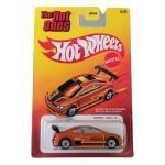 Hot Wheels Mattel – Honda Civic Si – miniatura colecionável em escala 1/64, edição 2025 da série especial The Hot Ones, nº 5/8 da coleção. Modelo inspirado no Honda Civic Si 2006, apresentado em acabamento Spectraflame laranja metálico, com grafismos laterais em preto e amarelo, logotipo Hot Wheels, aerofólio traseiro preto, interior preto e rodas prateadas no estilo clássico Hot Ones. Código JBY73, referência da série JBY68. Fabricada na Malásia. Miniatura lacrada em sua embalagem original, apresentando sinais de armazenamento na cartela conforme fotos. Produto exatamente das fotos do anúncio.