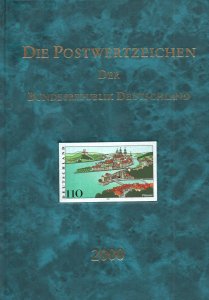ALEMANHA BUNDESPOST - *VER VÍDEO* - LIVRO EDITAL COM TODOS OS SELOS ESPECIAIS EMITIDOS NO ANO - 2000