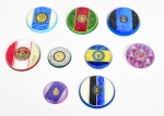 09 Variedades de diversos botões, tamanhos e variados clubes.