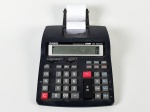 Calculadora de mesa com impressora de bobina de papel CASSIO modelo hr-tm. Med: 06x19x32cm (funcionando, s/garantia futura)