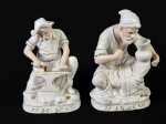 Esculturas decorativas MONTE PIERO em porcelana espanhola. Med: 18cm