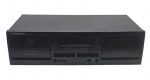 PIONEER - TAPE DECK DUPLO - CT-W404R - Antigo aparelho deck de cassete da Pioneer, linha CT-W, modelo CT-W404R, com compartimento duplo, cópia de fitas, redução de ruído Dolby, HX Pro e controles eletrônicos. Medida: 42cm. Não testado, possui ínfimas marcas e desgastes.