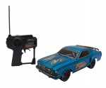 EZTEC - '67 FORD MUSTANG - CARRO DE CONTROLE REMOTO - Antigo carro de controle remoto da Eztec em escala 1/12, feito em plástico rígido. Possui velocidade em modo turbo e normal. Não testado, contém desgastes, marcas de uso, ínfimos arranhões, antenas avariadas.