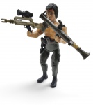 GLASSLITE - RAMBO - RAMBO: THE FORCE OF FREEDOM - Antigo boneco de ação retratando o icônico personagem John Rambo, estrelado pelo Sylvester Stallone, da linha Rambo: The Force of Freedom. Lançado na década de 80. Feito de plástico rígido, articulado. Medida: 17cm. Possui ínfimos desgastes e marcas.