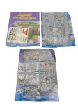 EDITORA PLANETA - ASES DE GUERRA - Lote com 3 fascículos lacrados: 42, 43 e 45, "Ases de Guerra" é uma coleção de revistas de aviação militar lançada pela Editora Planeta no Brasil, em 1997, oferecendo fascículos detalhados sobre aeronaves e temas de guerra aérea. Observação: Possuem leves amassados.  .
