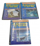 EDITORA PLANETA - ASES DE GUERRA - Lote com 3 fascículos lacrados, sendo fichários EDIÇÃO ESPECIAL: 3, 4 e 5, "Ases de Guerra" é uma coleção de revistas de aviação militar lançada pela Editora Planeta no Brasil, em 1997, oferecendo fascículos detalhados sobre aeronaves e temas de guerra aérea. Observação: Possuem leves amassados.