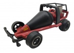 ESTRELA - AUTOCROSS - Antigo carrinho de brinquedo chamado Autocross, feito pela Estrela nos anos 80, movido a ar comprimido. Medida: 25cm. Não testado, bomba de ar ausente, adesivos ausentes, possui desgastes e marcas de uso.