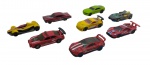 MATTEL - HOT WHEELS - Lote com 8 miniaturas diversas em escala 1/64, feitas de metal com partes plásticas. Podem possuir desgastes e marcas de uso e ínfimas avarias.