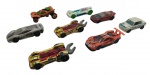 MATTEL - HOT WHEELS - Lote com 8 miniaturas diversas em escala 1/64, feitas de metal com partes plásticas. Podem possuir desgastes e marcas de uso e ínfimas avarias.