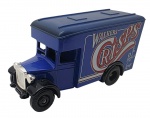 LLEDO DAYS GONE - Antiga miniatura de ferro com partes plásticas da Lledo, coleção Days Gone, feito na Inglaterra nos anos 80. Escala 1:50 / 1:64 (box scale).  Retrata carro da Walkers Crisps. Pode conter ínfimas marcas.