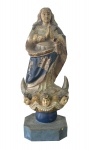 N. Sra da Conceição, madeira policromada,18x6x5,5 cm