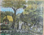Jaime Batista Paiva, AST 58,5x52 cm  1952, com baguete